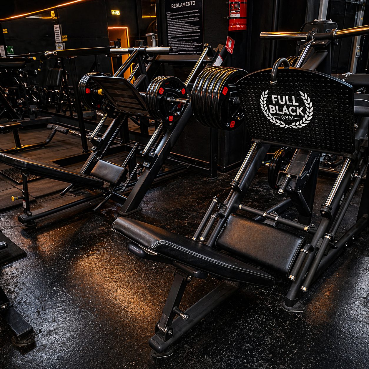 Sala de Musculación – Full Black Gym