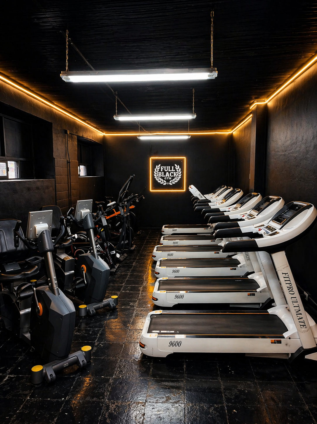 Sala de Musculación – Full Black Gym
